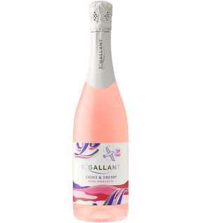 Light & Fresh Sparkling Pink Moscato NV (Reduced Alc)